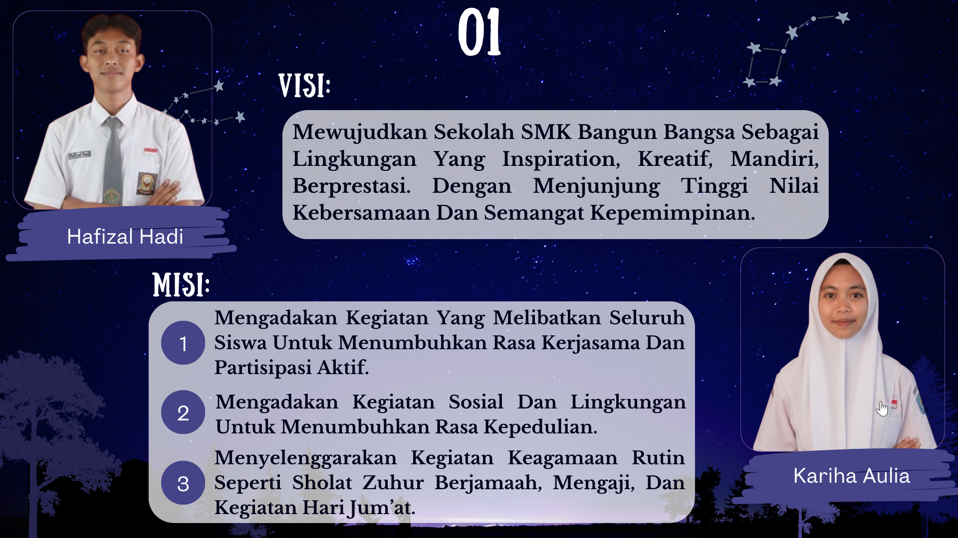Hafizal-Kariha Usung Semangat Kolaborasi dan Nilai Religius untuk SMK Bangun Bangsa yang Lebih Inspiratif